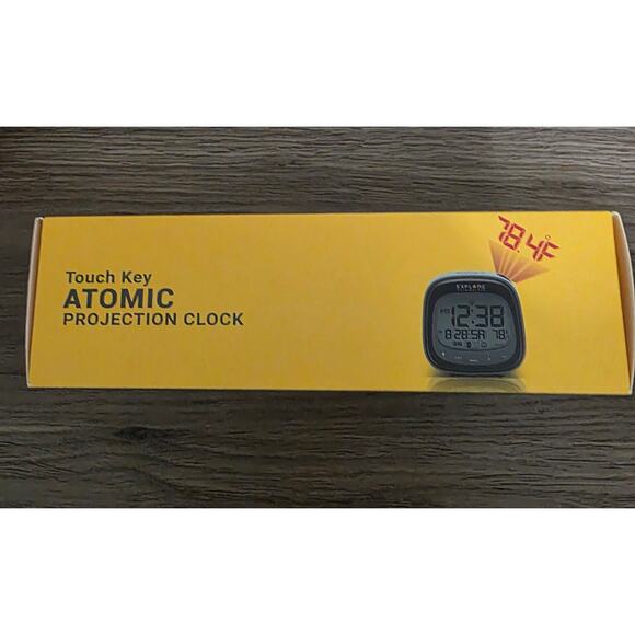 Explore Scientific RDC-3006 Touch Key Atomic Projection Clock. NIB - Picture 6 of 9